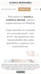 Mobile Screenshot of clinicadentalbernabeu.es